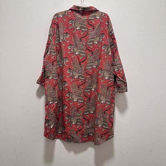 Print Fresh Bagheera Eco Satin Sleep Shirt Cotton Sz 3X - Picture 5 of 6